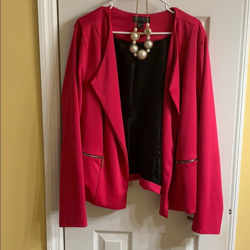 Forever 21 plus Pink Blazer